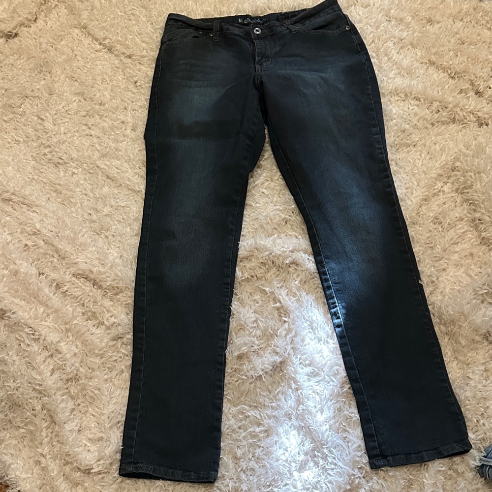 Salt Works Women's Dark Rinse Straight Leg Jeans